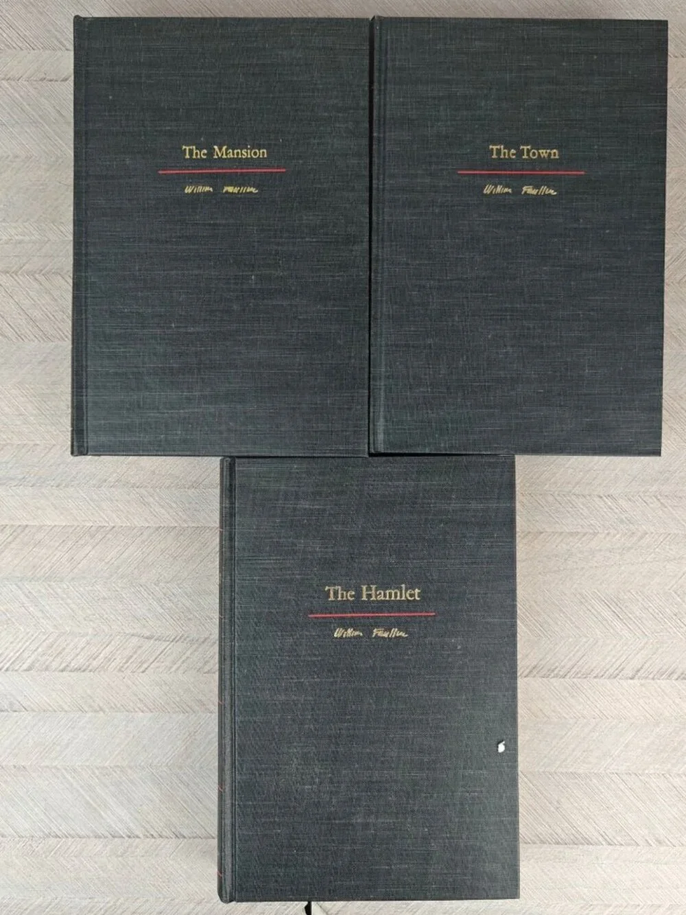 Snopes Trilogy William Faulkner Hardcover Set Third Edition 1964 Slipcase
